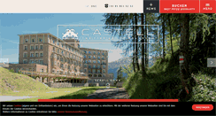 Desktop Screenshot of hotelcastell.ch